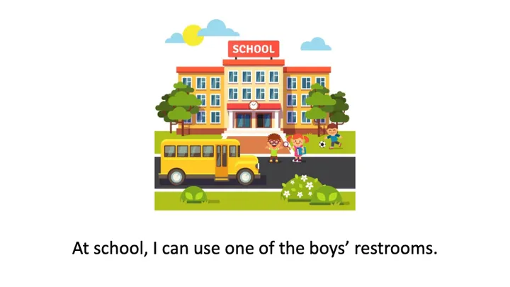 Going Potty at School Social Story